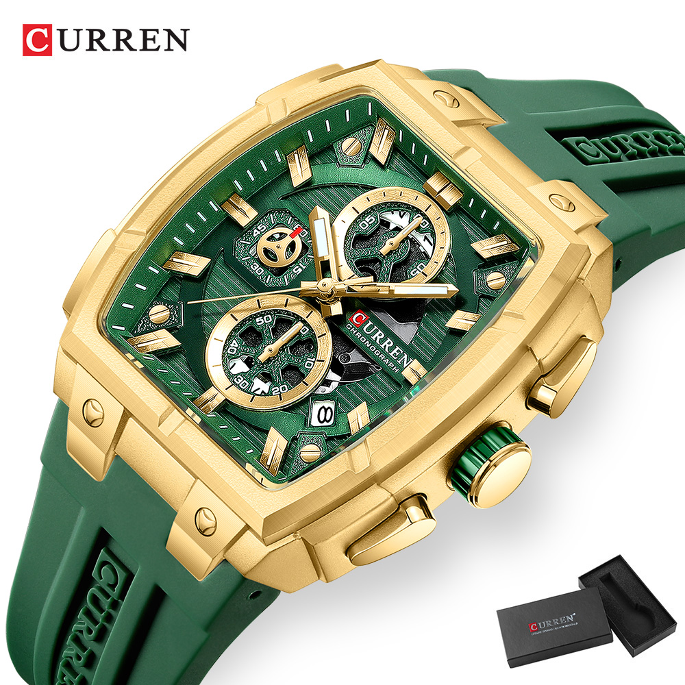 CURREN 高級ヴィンテージ腕時計 メンズ スポーツ クロ - Watch Accessories のレビューと価格