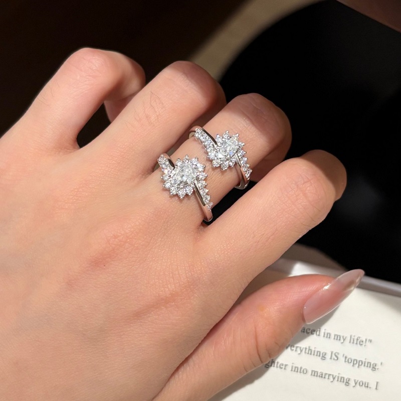 Apaison 高級 0.5ct & 1 カラット モアッサ - Moissanite Engagement Ring 1 Carat のレビューと価格
